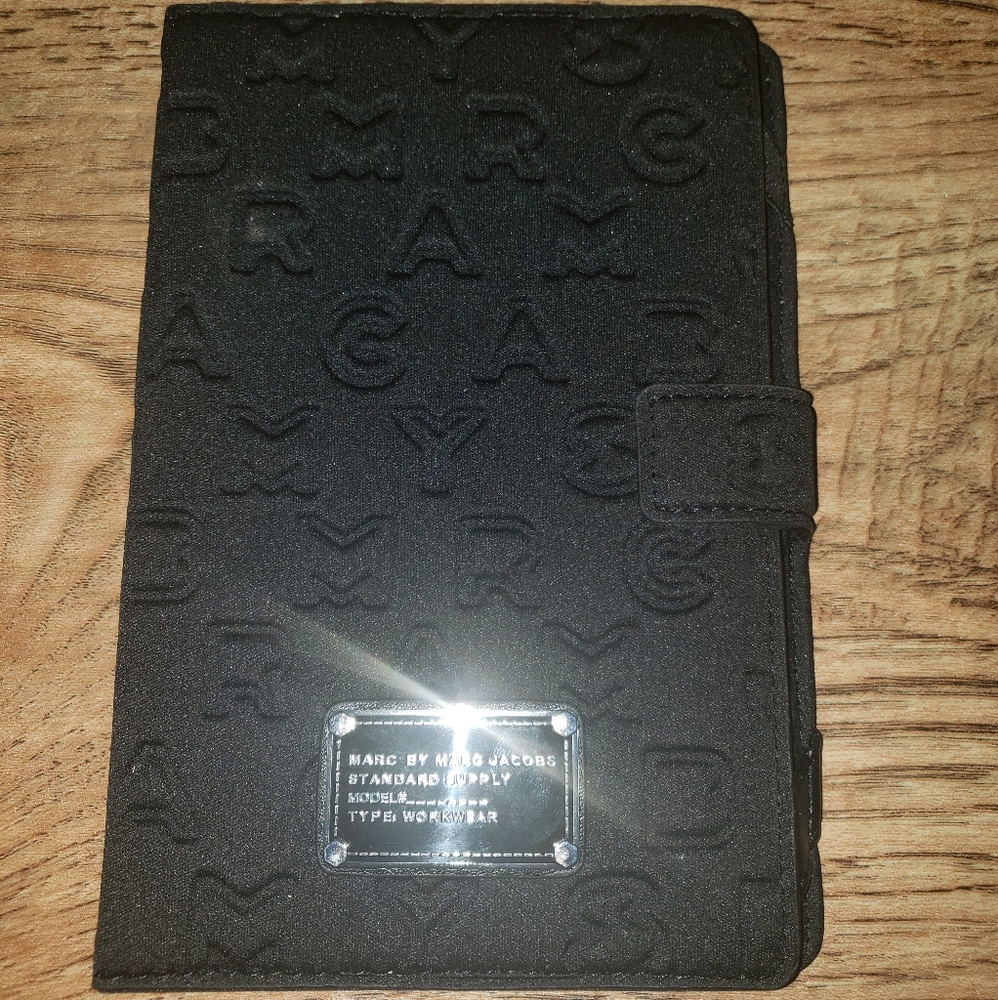 Marc Jacobs Black Dreamy Logo Tablet Case